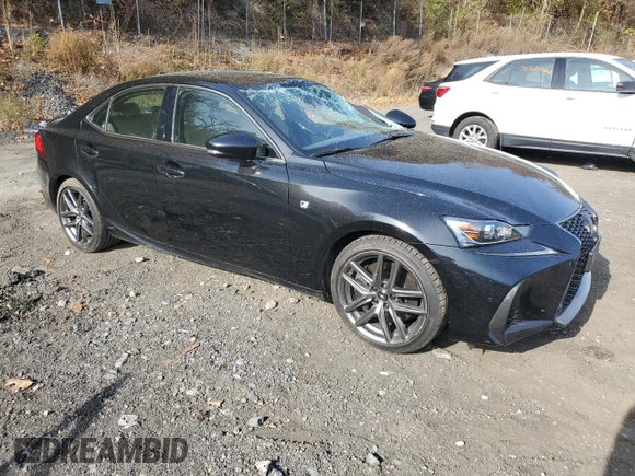 2020 Lexus IS with VIN JTHG81F29L5042405, listed as a Copart auction lot 78290474 with 34,179 mi miles and Salvage Title. Bid and sale history available at carsss.com. Image 4.