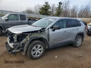 2022 Toyota RAV4 LE with VIN 2T3F1RFVXNW287896, listed as a Copart auction lot 82143804 with 56,981 mi miles and Clean Title. Bid and sale history available at carsss.com. Image 1.