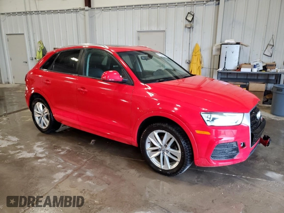 2017 Audi Q3 Premium with VIN WA1BCCFS6HR014545, listed as a Copart auction lot 61142415 with 132,698 mi miles and Non repairable. Bid and sale history available at DreamBid. Image 4.