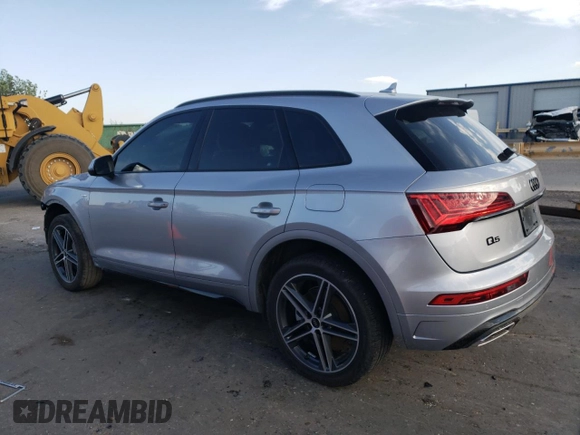 2023 Audi Q5 S line Premium Plus with VIN WA1E2AFY1P2052989, listed as a Copart auction lot 61967035 with 15,156 mi miles and Salvage title. Bid and sale history available at DreamBid. Image 2.