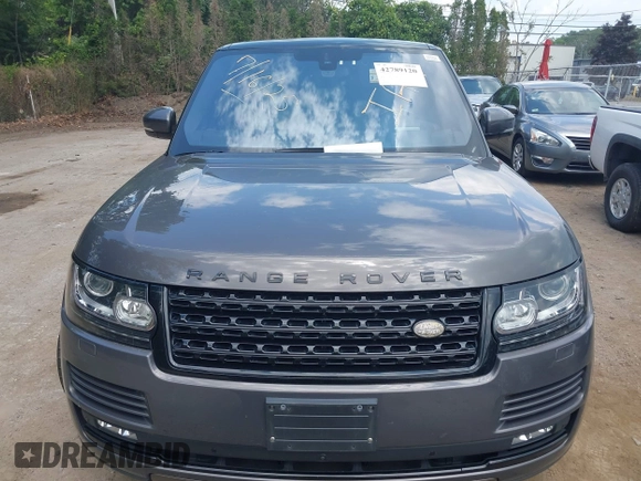2016 Land Rover Range Rover HSE with VIN SALGS2KF0GA290744, listed as a IAAI auction lot 42789120 with 123,256 mi miles and . Bid and sale history available at DreamBid. Image 6.