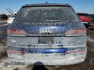 2023 Audi Q7 Premium Plus with VIN WA1LCBF71PD030402, listed as a Copart auction lot 46232265 with 24,295 mi miles and Salvage title. Bid and sale history available at DreamBid. Image 6.