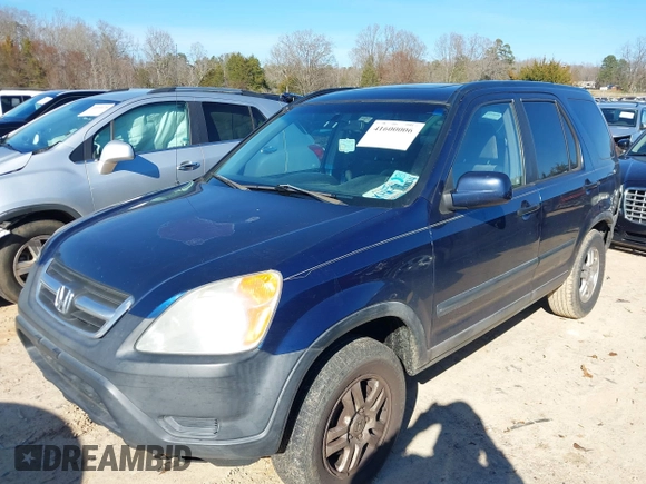 2002 Honda CR-V EX with VIN JHLRD78832C026918, listed as a IAAI auction lot 41600006 with 242,054 mi miles. Bid and sale history available at carsss.com. Image 17.