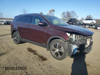 2017 Kia Sorento EX with VIN 5XYPHDA56HG318929, listed as a Copart auction lot 78860544 with 142,983 mi miles and Salvage Title. Bid and sale history available at DreamBid. Image 4.