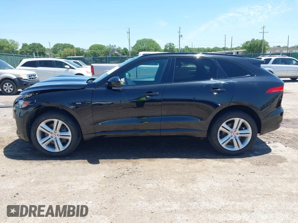 2018 Jaguar F-Pace 30t R-Sport with VIN SADCL2GX3JA283772, listed as a IAAI auction lot 42309251 with 86,601 mi miles and . Bid and sale history available at DreamBid. Image 15.