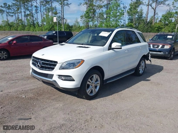 2015 Mercedes-Benz M-Class ML 350 with VIN 4JGDA5HB6FA608539, listed as a IAAI auction lot 41972173 with 102,190 mi miles. Bid and sale history available at carsss.com. Image 2.