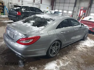 2012 Mercedes-Benz CLS-Class CLS 63 AMG with VIN WDDLJ7EB1CA035325, listed as a IAAI auction lot 41606737 with 89,602 mi miles. Bid and sale history available at carsss.com. Image 4.