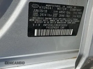 2019 Genesis G70 Advanced z VIN KMTG54LE3KU016950, wystawiony jako Copart lot #69569504 z przebiegiem 33 301 mil mil oraz Szkoda całkowita • Salvage title. Historia ofert i sprzedaży dostępna na DreamBid. Obrazek 13.