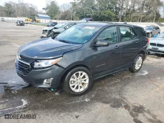 2020 Chevrolet Equinox LS with VIN 2GNAXHEV0L6271727, listed as a Copart auction lot 46811495 with 158,150 mi miles and Salvage Title. Bid and sale history available at carsss.com. Image 1.