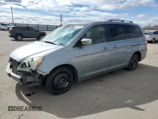 2006 Honda Odyssey EX-L with VIN 5FNRL38756B055801, listed as a Copart auction lot 50275585 with 194,499 mi miles and Salvage Title. Bid and sale history available at carsss.com. Image 1.
