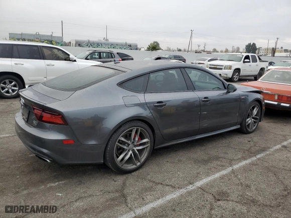 2018 Audi A7 Premium Plus with VIN WAUW3AFC8JN064572, listed as a Copart auction lot 86334304 with 77272 miles and Salvage Title. Bid and sale history available at carsss.com. Image 3.