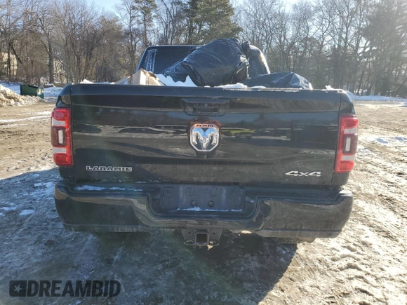 2021 Ram 2500 Laramie with VIN 3C6UR5FL3MG572811, listed as a Copart auction lot 45291775 with 75,730 mi miles and Salvage Title. Bid and sale history available at carsss.com. Image 6.