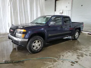 2008 GMC Canyon SLE2 with VIN 1GTDT43E888198038, listed as a Copart auction lot 76331844 with 122,355 mi miles and Salvage Title. Bid and sale history available at carsss.com. Image 1.
