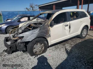 2012 Dodge Journey SE with VIN 3C4PDCAB4CT204196, listed as a Copart auction lot 87819185 with 0 mi miles and Non Repairable. Bid and sale history available at carsss.com. Image 1.