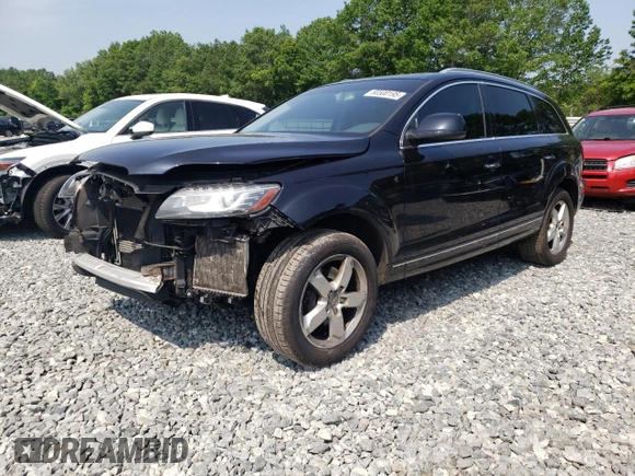2015 Audi Q7 Premium Plus with VIN WA1LGAFE4FD003092, listed as a Copart auction lot 60500195 with 122,506 mi miles and Clean title. Bid and sale history available at DreamBid. Image 1.