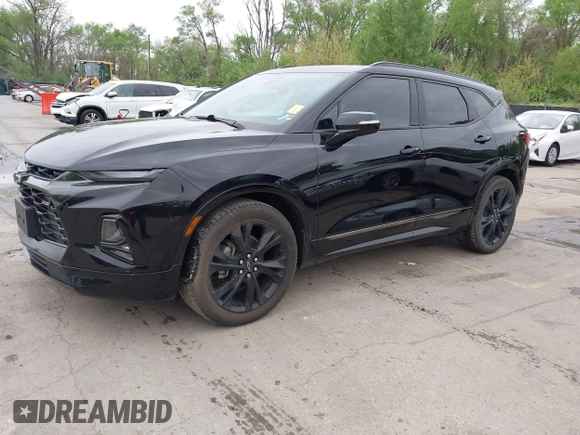 2019 Chevrolet Blazer RS with VIN 3GNKBJRS8KS589136, listed as a IAAI auction lot 42055894 with 59,445 mi miles and . Bid and sale history available at DreamBid. Image 18.