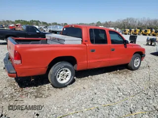 2000 Dodge Dakota Sport with VIN 1B7GL2AX1YS654082, listed as a Copart auction lot 48739565 with 199,845 mi miles and Salvage Title. Bid and sale history available at carsss.com. Image 3.
