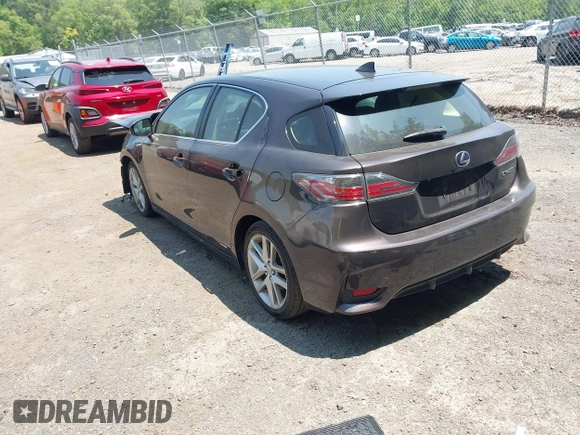 2015 Lexus CT 200h with VIN JTHKD5BH2F2238568, listed as a IAAI auction lot 42429699 with 146,825 mi miles and . Bid and sale history available at DreamBid. Image 3.