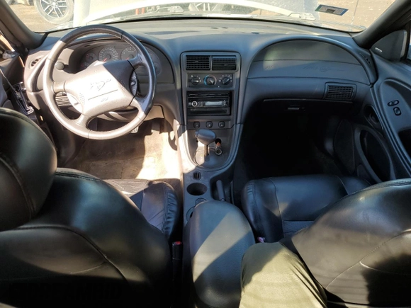 2002 Ford Mustang GT Deluxe with VIN 1FAFP42X02F222566, listed as a Copart auction lot 46365355 with 0 mi miles and Salvage Title. Bid and sale history available at carsss.com. Image 8.
