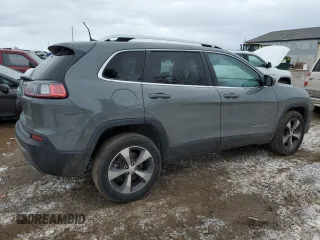 2020 Jeep Cherokee Limited with VIN 1C4PJMDN4LD564756, listed as a Copart auction lot 42547385 with 44,470 mi miles and Non repairable. Bid and sale history available at DreamBid. Image 3.