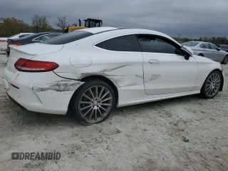 2017 Mercedes-Benz C 300 with VIN WDDWJ4JB3HF386989, listed as a Copart auction lot 51231535 with Not Provided miles and Salvage Title. Bid and sale history available at carsss.com. Image 3.