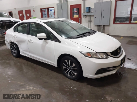 2015 Honda Civic EX with VIN 2HGFB2F84FH511147, listed as a IAAI auction lot 41879802 with 122,663 mi miles and . Bid and sale history available at DreamBid. Image 1.