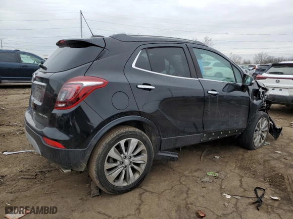 2018 Buick Encore Preferred with VIN KL4CJASB7JB506374, listed as a Copart auction lot 47247315 with 117,564 mi miles and Clean Title. Bid and sale history available at carsss.com. Image 3.