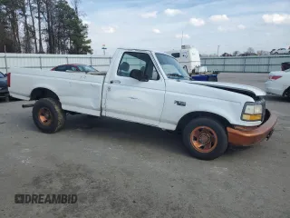 1994 Ford F-150 Special with VIN 1FTEF15Y0RNA08477, listed as a Copart auction lot 43601655 with 267,483 mi miles and Salvage Title. Bid and sale history available at carsss.com. Image 4.