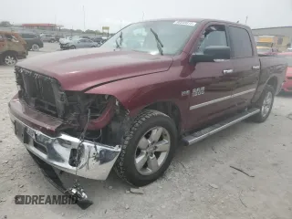 2018 Ram 1500 Big Horn with VIN 1C6RR7LT7JS147876, listed as a Copart auction lot 56540815 with 148,050 mi miles and Salvage title. Bid and sale history available at DreamBid. Image 1.