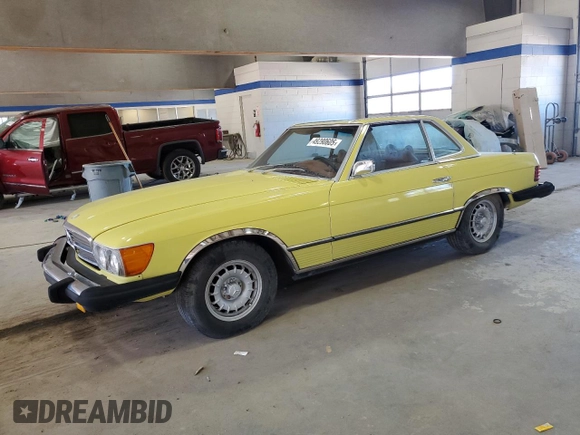 1975 Mercedes-Benz SL with VIN 10704412022665, listed as a Copart auction lot 49290605 with 85,380 mi miles and Clean title. Bid and sale history available at DreamBid. Image 1.
