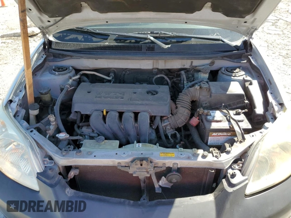 2005 Toyota Matrix STD with VIN 2T1KR30E45C365435, listed as a Copart auction lot 46931675 with 225,671 mi miles and Salvage Title. Bid and sale history available at DreamBid. Image 12.
