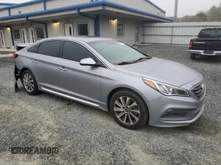 2016 Hyundai Sonata Sport with VIN 5NPE34AF1GH413078, listed as a Copart auction lot 50865175 with 96,164 mi miles and Salvage Title. Bid and sale history available at DreamBid. Image 4.