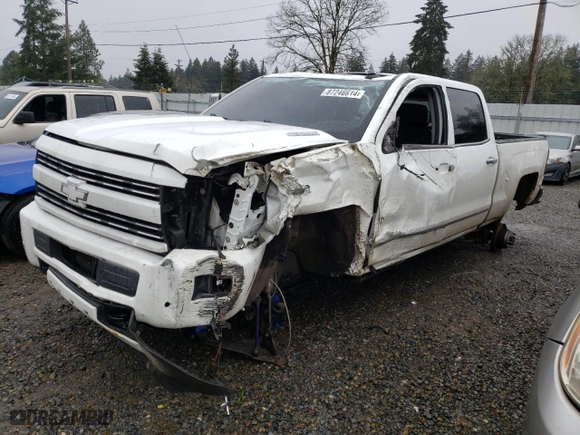 2016 Chevrolet Silverado 3500HD LTZ with VIN 1GC4K0C87GF249917, listed as a Copart auction lot 87246614 with 102,877 mi miles and Salvage Title. Bid and sale history available at carsss.com. Image 1.