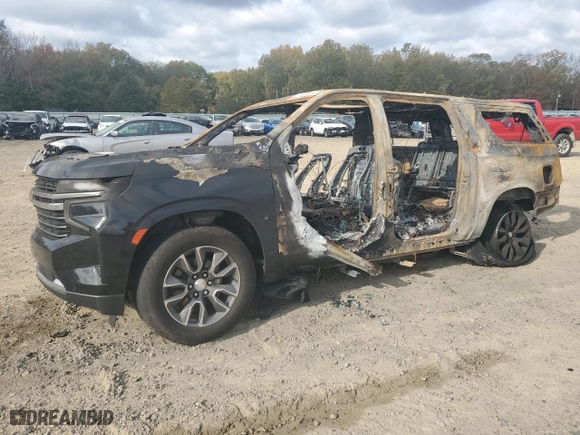 2023 Chevrolet Suburban LT with VIN 1GNSKCKD4PR201563, listed as a Copart auction lot 81690654 with 0 mi miles and Salvage Title. Bid and sale history available at carsss.com. Image 1.
