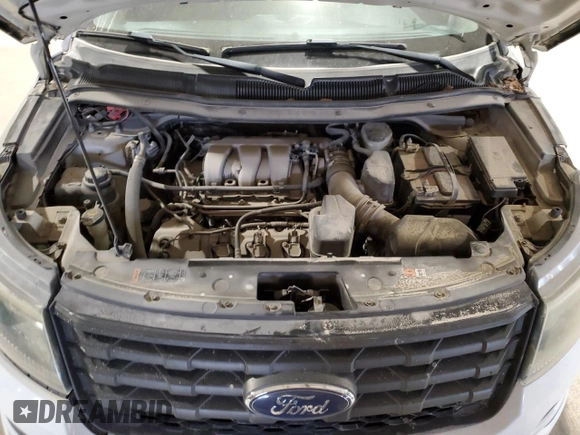2016 Ford Utility Police Interceptor with VIN 1FM5K8AR4GGC26051, listed as a Copart auction lot 66095104 with 103,324 mi miles and Salvage Title. Bid and sale history available at carsss.com. Image 11.