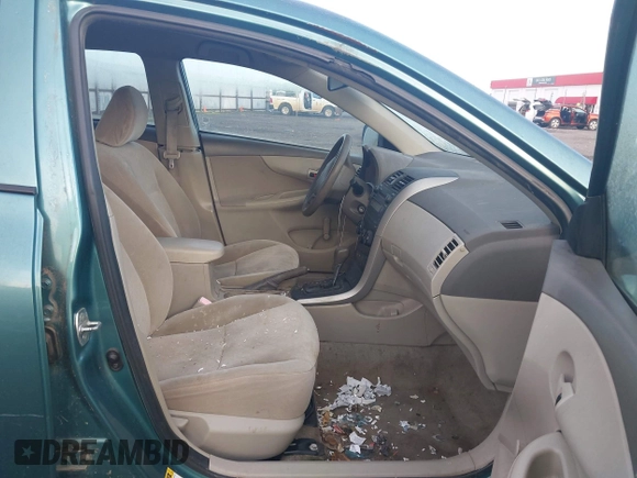 2009 Toyota Corolla with VIN JTDBL40E099063708, listed as a IAAI auction lot 42085584 with 110,075 mi miles. Bid and sale history available at carsss.com. Image 5.