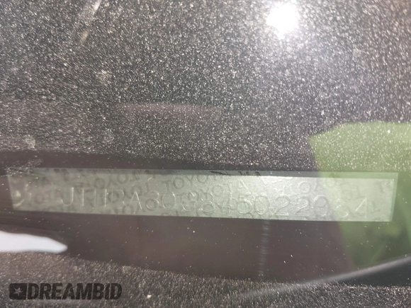 2004 Lexus ES 350 with VIN JTHBA30G845022064, listed as a IAAI auction lot 42107732 with 161,346 mi miles and . Bid and sale history available at DreamBid. Image 9.