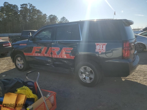 2020 Chevrolet Tahoe Commercial with VIN 1GNSKDKC8LR234203, listed as a Copart auction lot 49444465 with 0 mi miles and Salvage Title. Bid and sale history available at carsss.com. Image 2.
