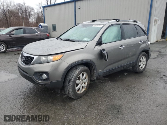 2011 Kia Sorento LX with VIN 5XYKTCA13BG168687, listed as a Copart auction lot 49266065 with 125,786 mi miles and Salvage Title. Bid and sale history available at DreamBid. Image 1.