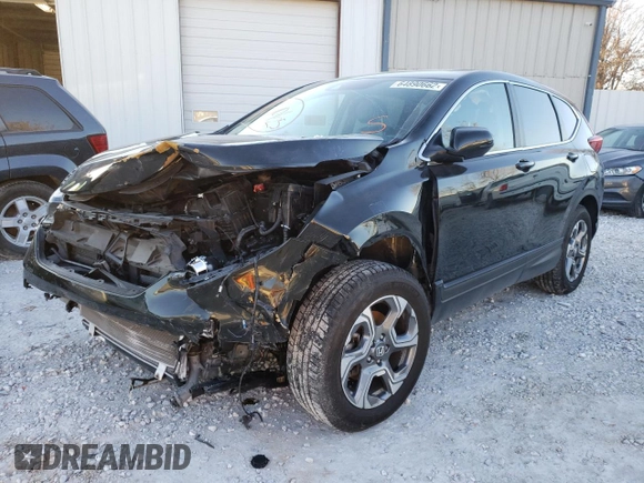 2017 Honda CR-V EX-L with VIN 5J6RW2H82HL018077, listed as a Copart auction lot 64890662 with 59,372 mi miles. Bid and sale history available at carsss.com. Image 2.
