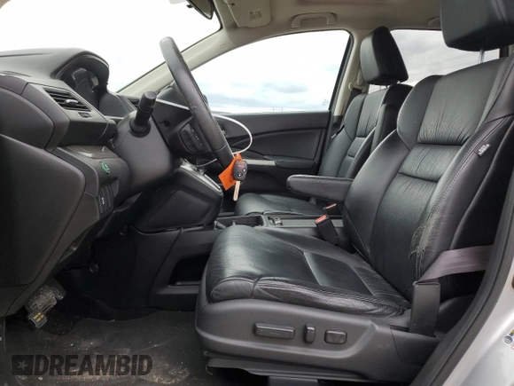 2013 Honda CR-V EX-L with VIN 5J6RM3H70DL028149, listed as a Copart auction lot 52189155 with 85,044 mi miles and Salvage Title. Bid and sale history available at DreamBid. Image 7.