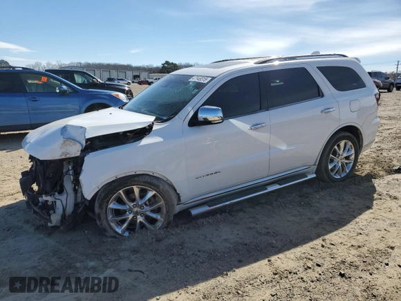 2019 Dodge Durango Citadel with VIN 1C4SDHET4KC806357, listed as a Copart auction lot 47949315 with 124,531 mi miles and Salvage Title. Bid and sale history available at DreamBid. Image 1.