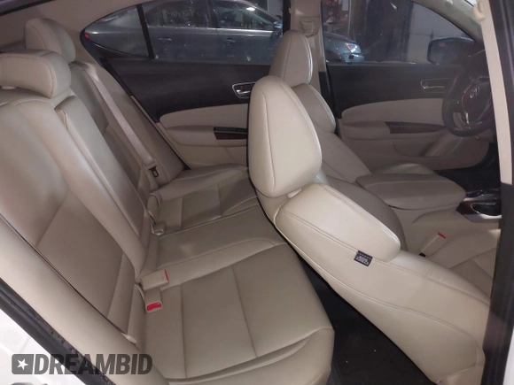 2018 Acura TLX with VIN 19UUB2F38JA008143, listed as a IAAI auction lot 41161669 with 105,483 mi miles. Bid and sale history available at carsss.com. Image 8.