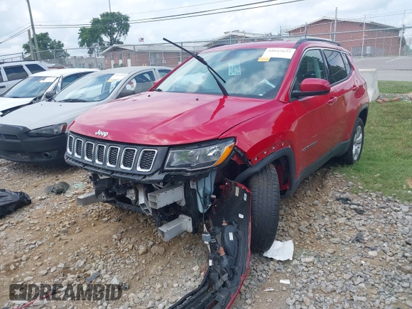 2020 Jeep Compass Latitude z VIN 3C4NJDBB6LT173909, wystawiony jako IAAI lot #42615635 z przebiegiem 34 212 mil mil oraz . Historia ofert i sprzedaży dostępna na DreamBid. Obrazek 18.