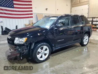 2012 Jeep Compass Sport with VIN 1C4NJDBB2CD638188, listed as a Copart auction lot 47197555 with 110,259 mi miles and Salvage Title. Bid and sale history available at carsss.com. Image 1.