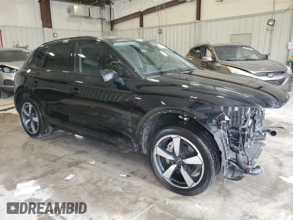2023 Audi Q5 S line Premium Plus with VIN WA1EABFY5P2132689, listed as a Copart auction lot 66293274 with 12,180 mi miles and Salvage Title. Bid and sale history available at DreamBid. Image 4.