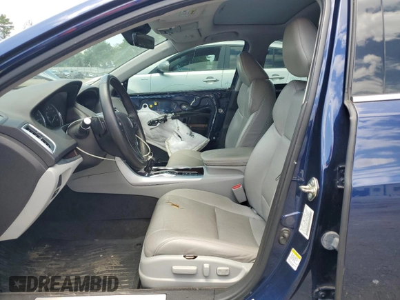 2015 Acura TLX Technology with VIN 19UUB2F55FA020498, listed as a Copart auction lot 61616285 with 124,970 mi miles and Salvage title. Bid and sale history available at DreamBid. Image 7.