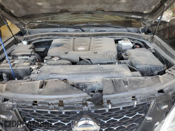 2017 Nissan Armada SV with VIN JN8AY2ND1H9003344, listed as a Copart auction lot 47831535 with 99,856 mi miles and Salvage Title. Bid and sale history available at carsss.com. Image 12.