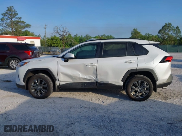 2024 Toyota RAV4 Hybrid XLE Premium with VIN 4T3B6RFV0RU151797, listed as a IAAI auction lot 42050155 with 9,659 mi miles. Bid and sale history available at carsss.com. Image 14.