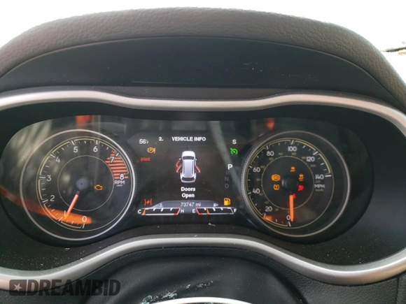 2018 Jeep Cherokee Limited with VIN 1C4PJMDX7JD610238, listed as a Copart auction lot 49059815 with 73,747 mi miles and Salvage Title. Bid and sale history available at carsss.com. Image 9.